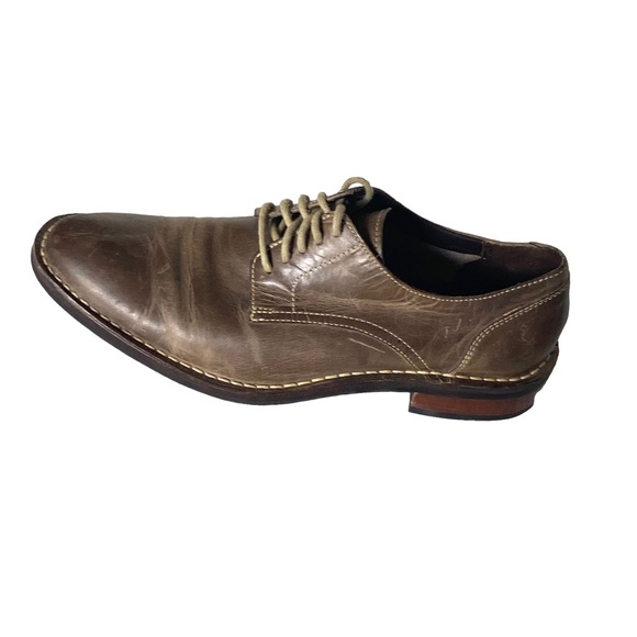 Men Cole haan brown distressed leather loafers size 9M (b42) - Picture 7 of 8